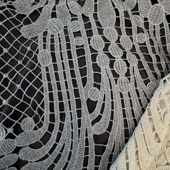 Express Women's Lace Front Tanktop size XS Charcoal And Ivory Set Of 2 XS - Picture 6 of 9